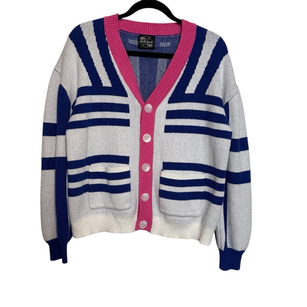 Steady Hands Akaza Cardigan Demon Slayer Anime Knit S/M Streetwear